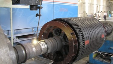 Generator Rotor Journal Cladding Repair